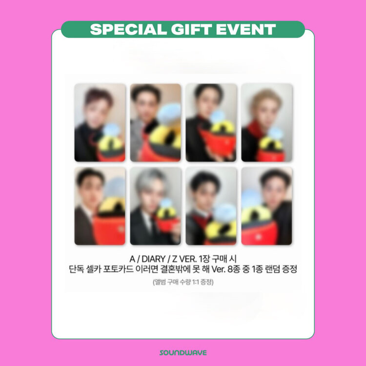 ATEEZ (에이티즈) - GOLDEN HOUR PART.5 - 14TH MINI ALBUM + [SW PHOTOCARD]