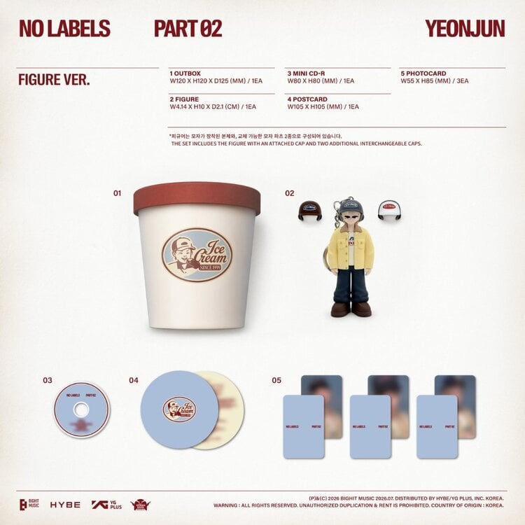 YEONJUN (연준) [TXT] - NO LABELS PART 02 - [FIGURE VER.] - 2ND MINI ALBUM