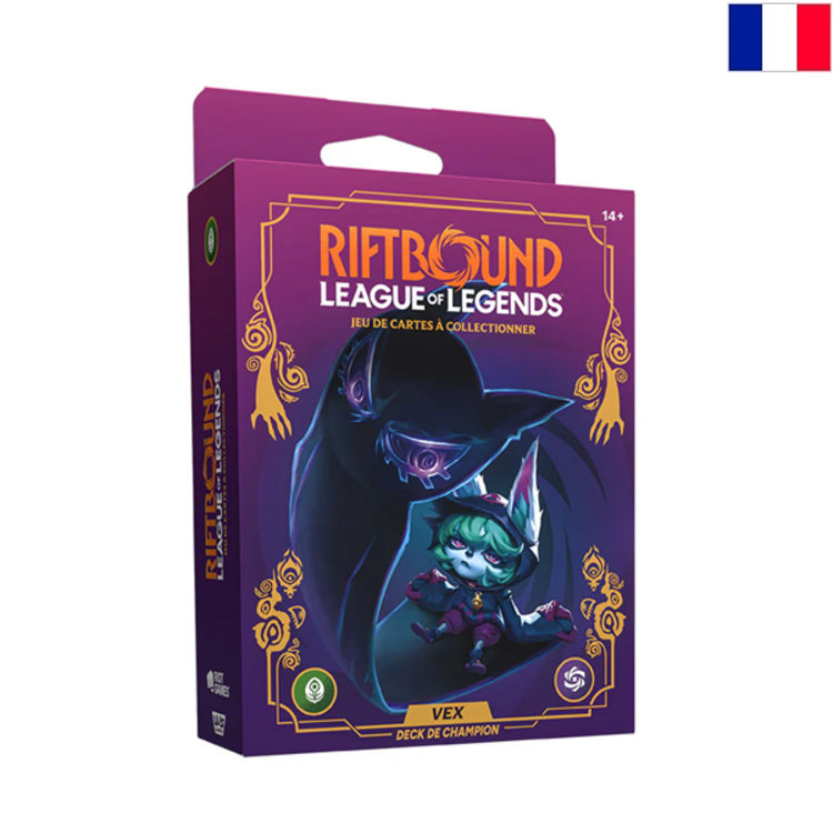 LEAGUE OF LEGENDS TCG : RIFTBOUND - DECK DE CHAMPION : VEX (FR)