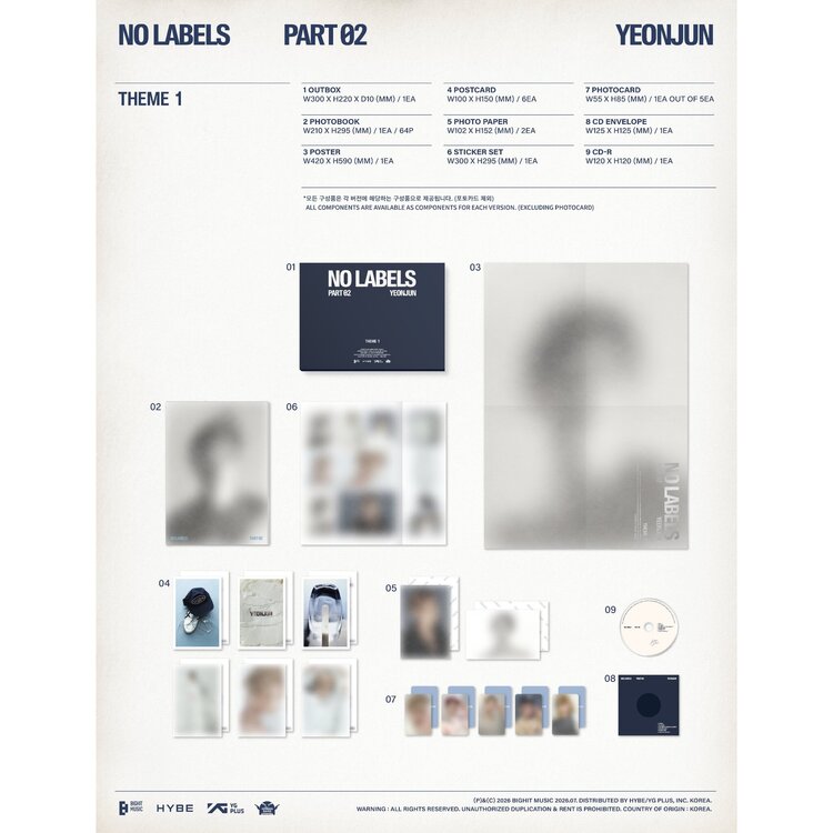 YEONJUN (연준) [TXT] - NO LABELS PART 02 - 2ND MINI ALBUM