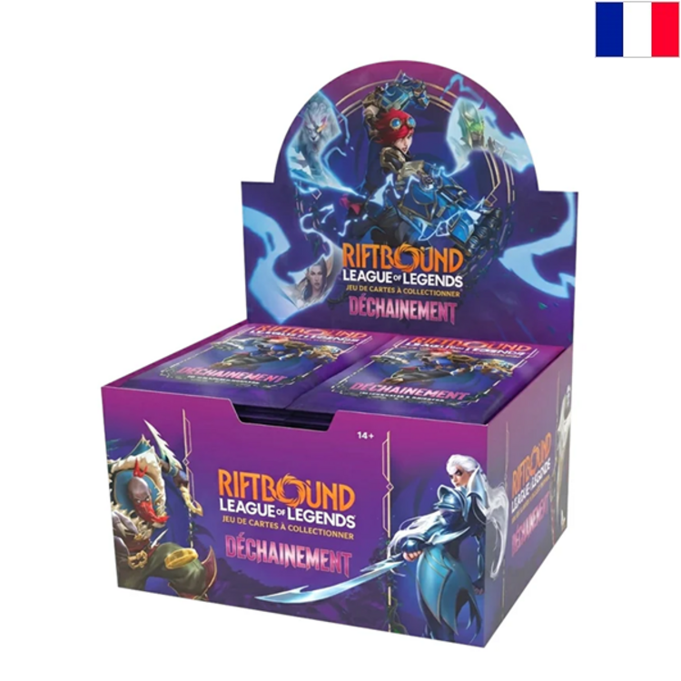 LEAGUE OF LEGENDS TCG : RIFTBOUND - DECHAINEMENT - DISPLAY [24BOOSTERS] (FR)