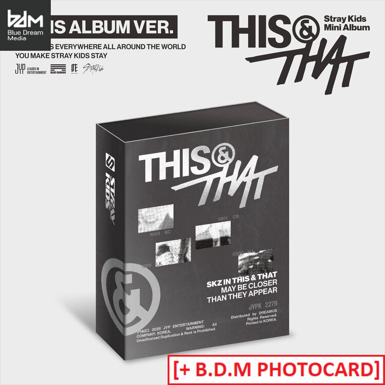 [PREORDER] STRAY KIDS (스트레이 키즈) - [THIS & THAT] (FANS ALBUM VER.) - 10TH MINI ALBUM + [BDM PC]