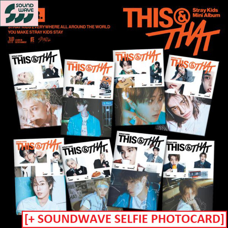 [PREORDER] STRAY KIDS (스트레이 키즈) - [THIS & THAT] (& VER.) - 10TH MINI ALBUM + [SOUNDWAVE PC]