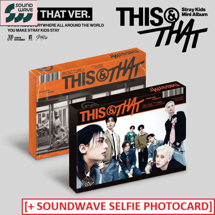 [PREORDER] STRAY KIDS (스트레이 키즈) - [THIS & THAT] - 10TH MINI ALBUM + [SOUNDWAVE PC]