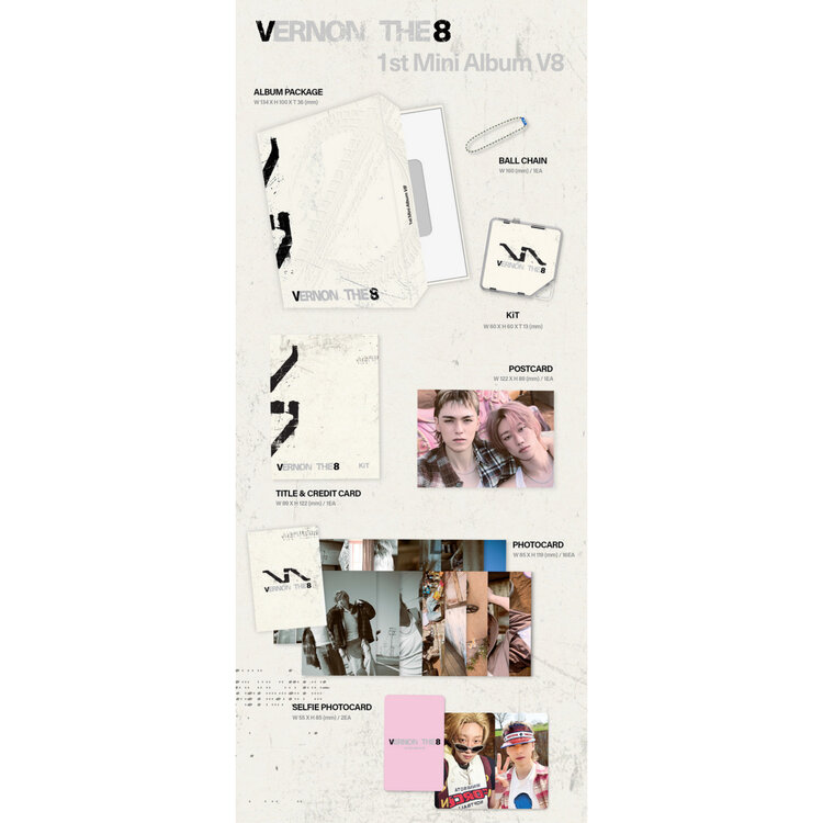 V8 [SEVENTEEN] - V8 -  [KIT VER.] - 1ST MINI ALBUM