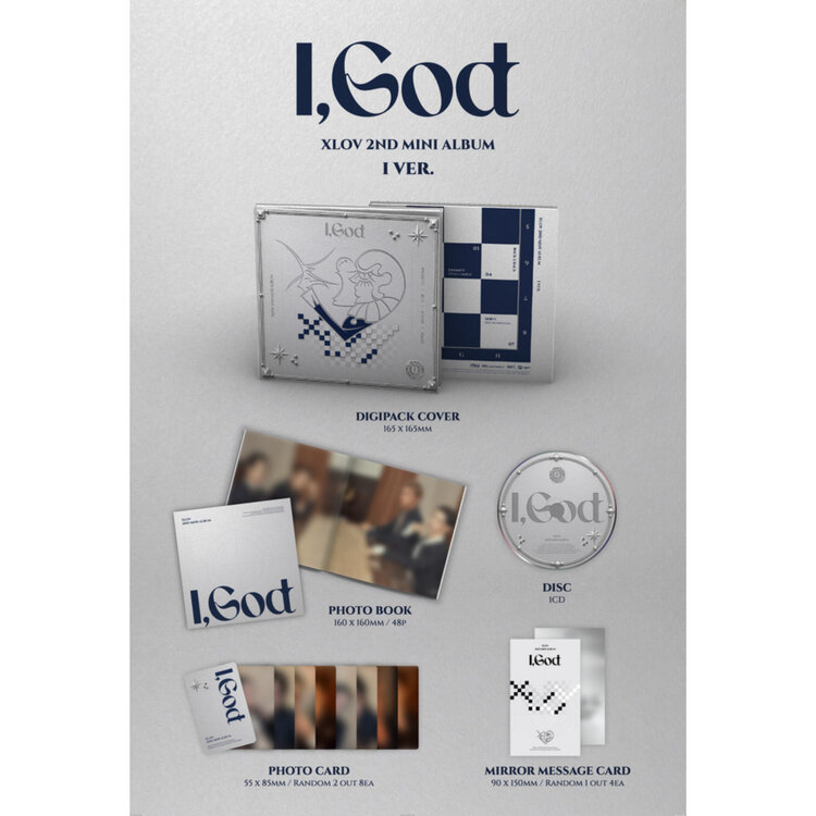 XLOV (엑스러브) - [I, GOD] - 2ND MINI ALBUM + [APPLE MUSIC PHOTOCARD]