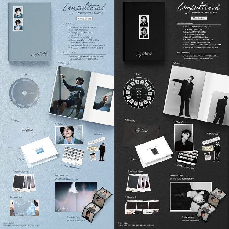 WONPIL (원필) [DAY6] - UNPILTERED - 1ST MINI ALBUM