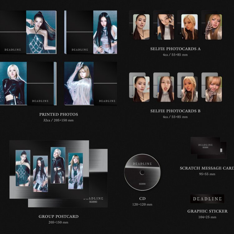 BLACKPINK (블랙핑크) - DEADLINE - [GRAY VER.] - 3RD MINI ALBUM