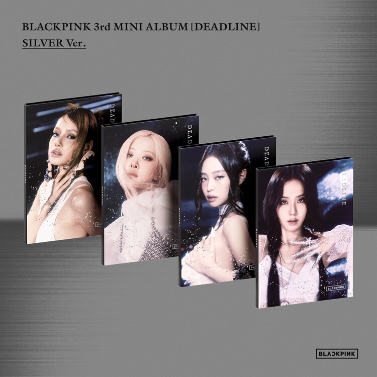 BLACKPINK (블랙핑크) - DEADLINE - [SILVER VER. / SET] - 3RD MINI ALBUM + [WEVERSE GIFT]