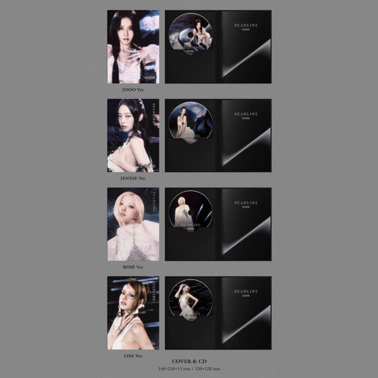 BLACKPINK (블랙핑크) - DEADLINE - [SILVER VER. / SET] - 3RD MINI ALBUM + [WEVERSE GIFT]