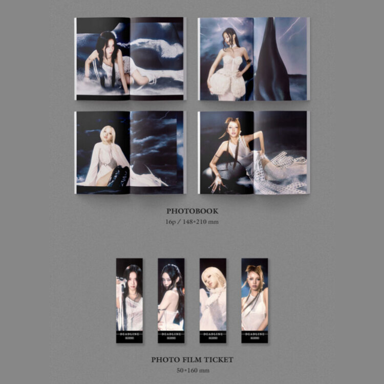 BLACKPINK (블랙핑크) - DEADLINE - [SILVER VER. / SET] - 3RD MINI ALBUM + [WEVERSE GIFT]