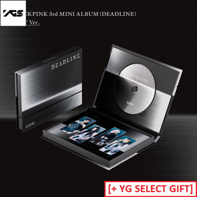BLACKPINK (블랙핑크) - DEADLINE - [GRAY VER.] - 3RD MINI ALBUM + [YG SELECT GIFT]