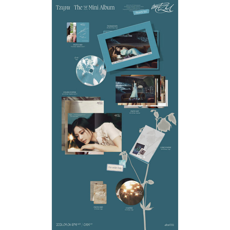 TZUYU (쯔위) [TWICE] - ABOUTZU - [HEAVEN VER.] - 1ST MINI ALBUM