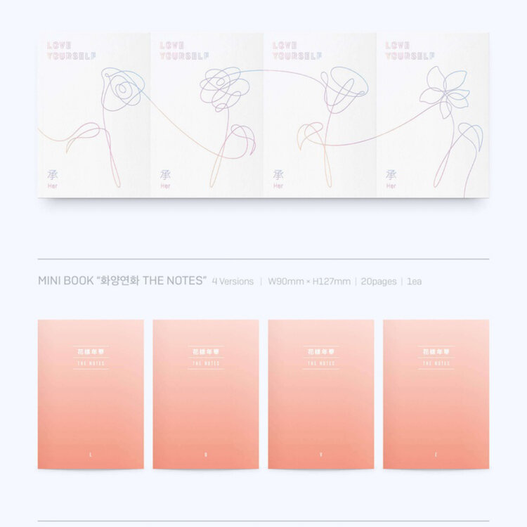 BTS - LOVE YOURSELF "HER"  - 5TH MINI ALBUM