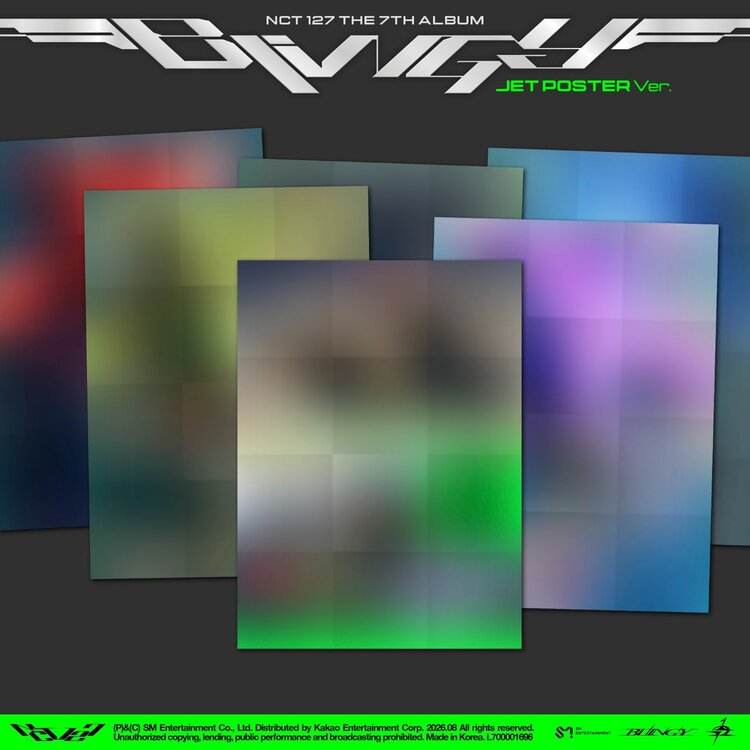 [PREORDER] NCT 127 - BLINGY - [JET POSTER VER.] - 7TH ALBUM