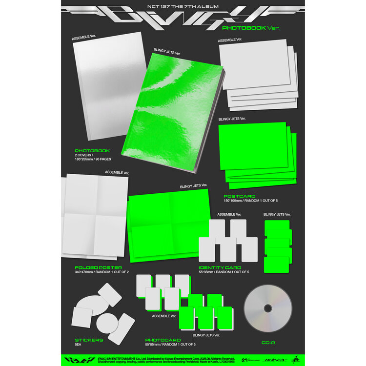 [PREORDER] NCT 127 - BLINGY - [PHOTOBOOK VER.] - 7TH ALBUM