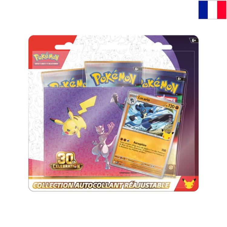 [PREORDER] POKEMON TCG - COLLECTION AUTOCOLLANT LUCARIO "30E ANNIVERSAIRE" (FR)