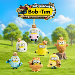 52TOYS - MINIONS [BOB + TIM BETTER TOGETHER SERIES] - PLUSH KEYCHAIN BLINDBOX