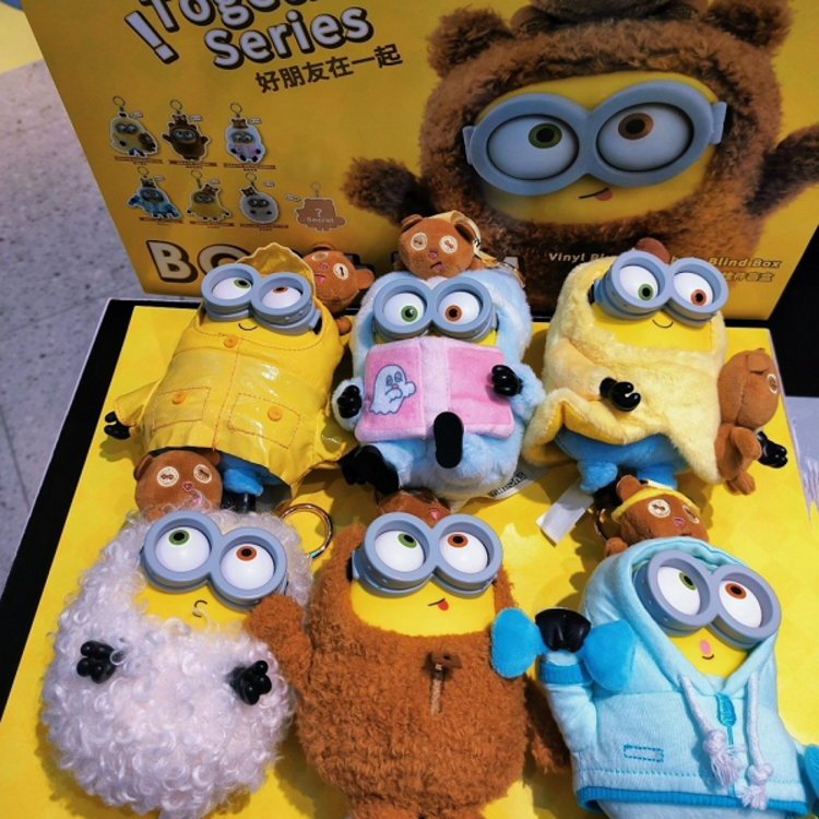 52TOYS - MINIONS [BOB + TIM BETTER TOGETHER SERIES] - PLUSH KEYCHAIN BLINDBOX