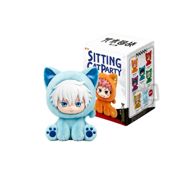 EAKI -  JUJUTSU KAISEN [SITTING CAT PARTY] - PLUSH KEYCHAIN BLINDBOX