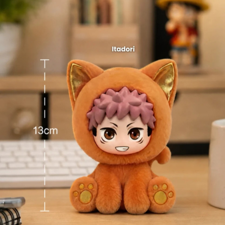 EAKI -  JUJUTSU KAISEN [SITTING CAT PARTY] - PLUSH KEYCHAIN BLINDBOX