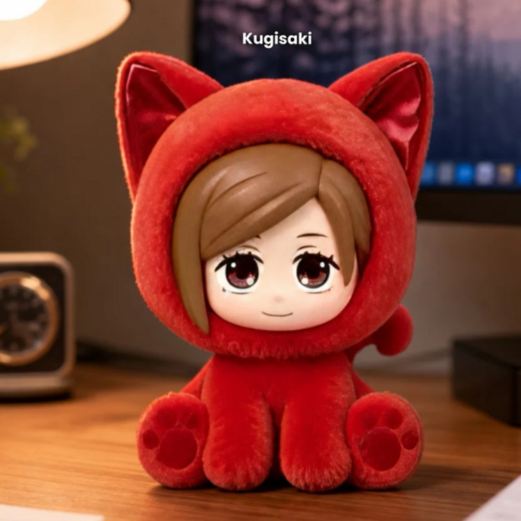 EAKI -  JUJUTSU KAISEN [SITTING CAT PARTY] - PLUSH KEYCHAIN BLINDBOX