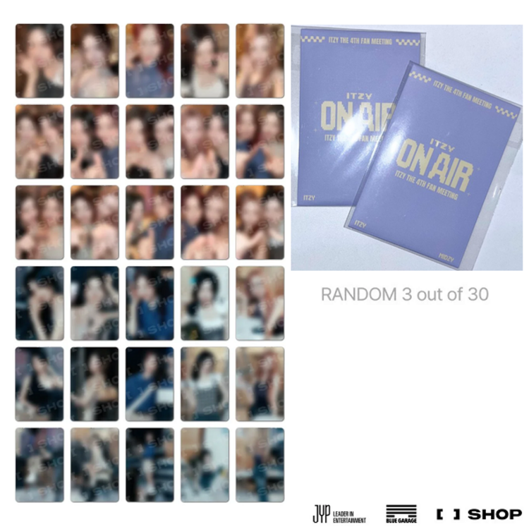 ITZY (있지) - 4TH FAN MEETING "ON AIR" TRADING CARD PACK