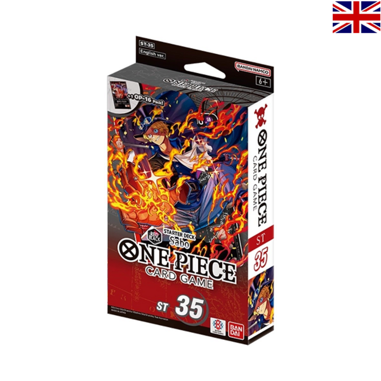 ONE PIECE TCG - STARTER DECK "RED BLACK : SABO" [ST35] (EN)