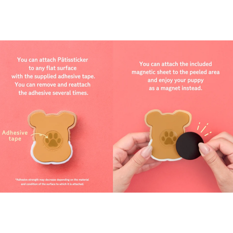 DREAMS - PATISSTICKER [MERINGUE DOG SERIES] - DECORATIVE STICKER & MAGNET BLINDBOX