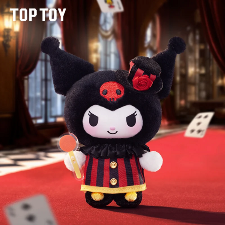 TOP TOY - KUROMI [POKER KINGDOM SERIES] - PLUSH KEYCHAIN BLINDBOX