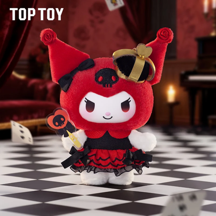 TOP TOY - KUROMI [POKER KINGDOM SERIES] - PLUSH KEYCHAIN BLINDBOX