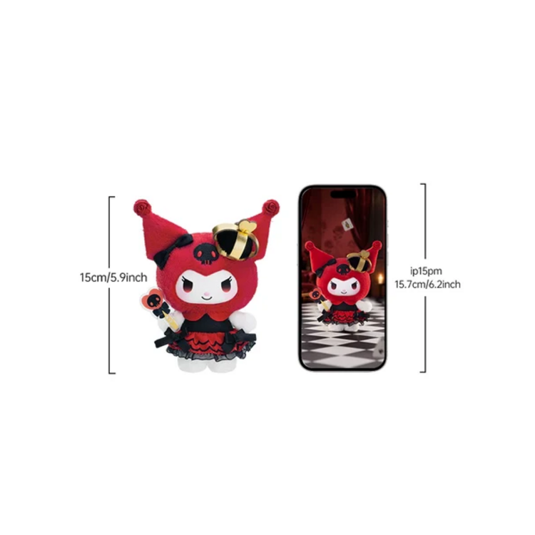 TOP TOY - KUROMI [POKER KINGDOM SERIES] - PLUSH KEYCHAIN BLINDBOX
