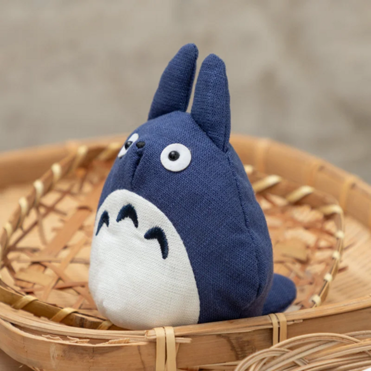 MY NEIGHBOR TOTORO - TOTORO JAPANESE BEANBAG STYLE (BLUE) - PLUSH 11.5CM