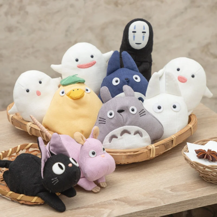 MY NEIGHBOR TOTORO - TOTORO JAPANESE BEANBAG STYLE (GREY) - PLUSH 12CM
