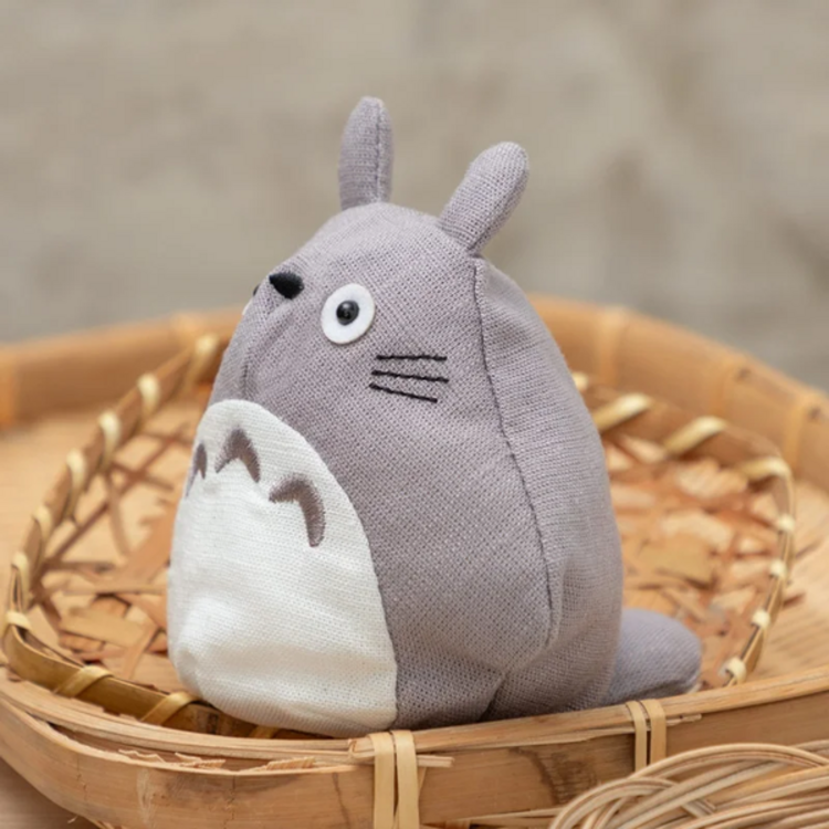 MY NEIGHBOR TOTORO - TOTORO JAPANESE BEANBAG STYLE (GREY) - PLUSH 12CM