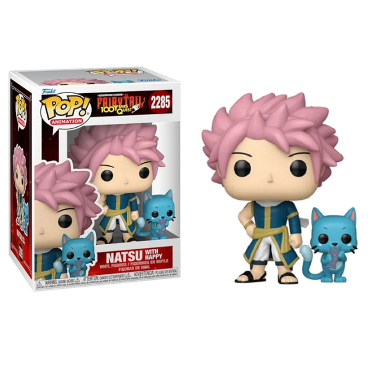 FUNKO FAIRY TAIL 100 YEARS QUEST - NATSU WITH HAPPY [2285] - FUNKO POP