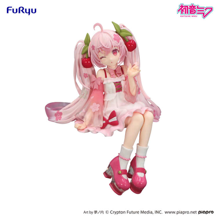 FURYU VOCALOID - HATSUNE MIKU [SAKURA MIKU WINK VER.] - NOODLE STOPPER FIGURE