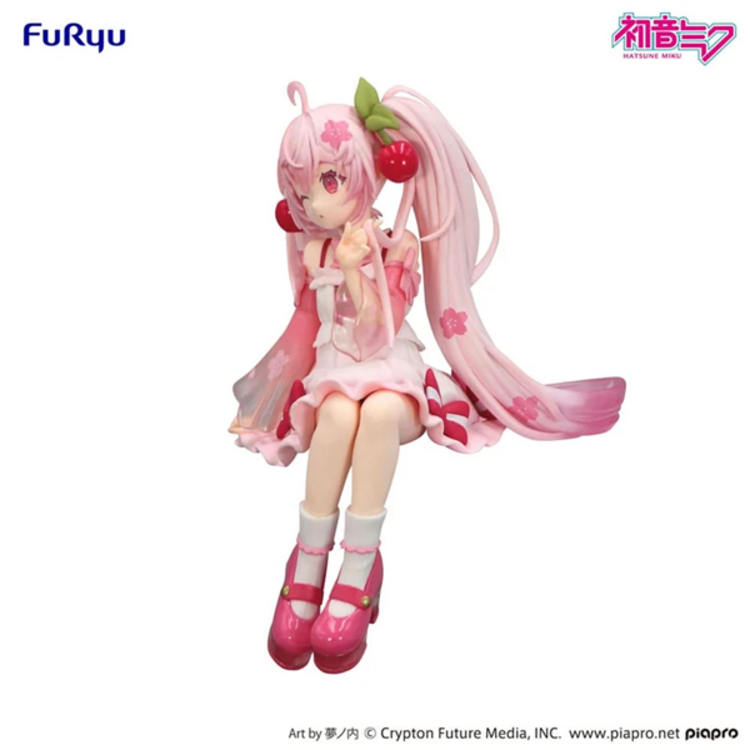 FURYU VOCALOID - HATSUNE MIKU [SAKURA MIKU WINK VER.] - NOODLE STOPPER FIGURE