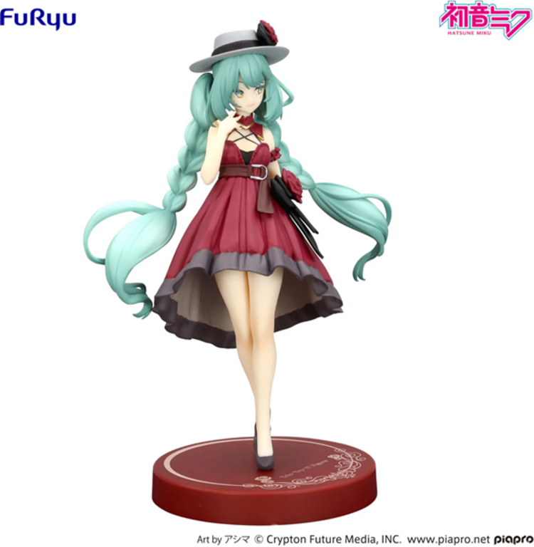 FURYU VOCALOID - HATSUNE MIKU [OUTING DRESS RED VER.] - TRIO-TRY-IT FIGURE