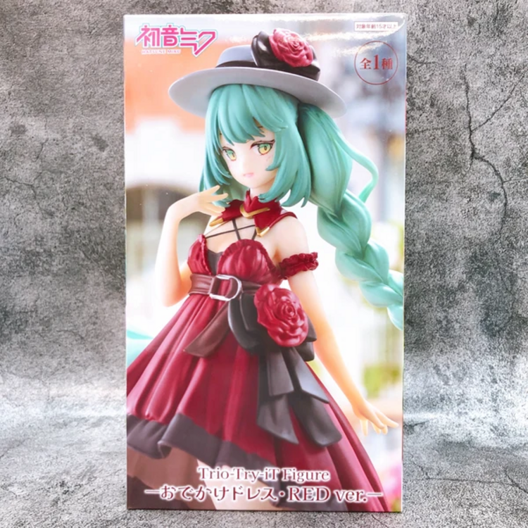 FURYU VOCALOID - HATSUNE MIKU [OUTING DRESS RED VER.] - TRIO-TRY-IT FIGURE