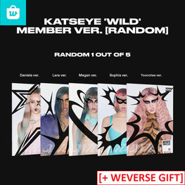 [PREORDER] KATSEYE - WILD - [MEMBER VER.] - 3RD EP + [WEVERSE GIFT]