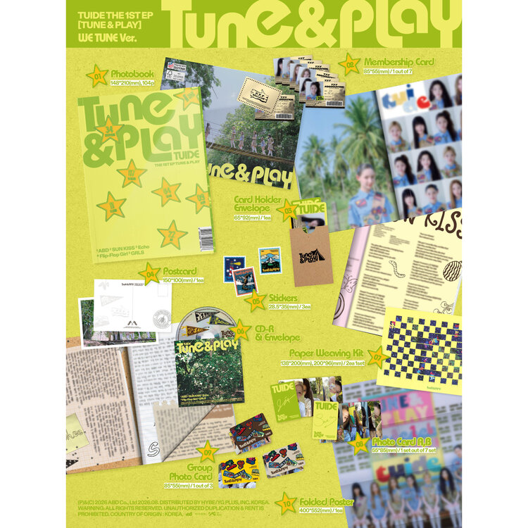 [PREORDER] TUIDE (튜이드) - TUNE & PLAY - THE 1ST EP