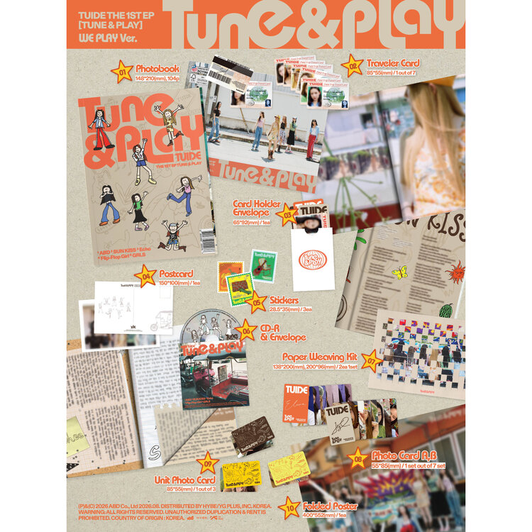 [PREORDER] TUIDE (튜이드) - TUNE & PLAY - THE 1ST EP