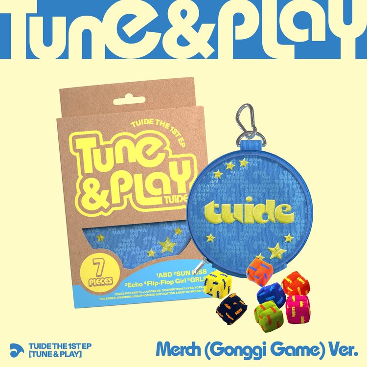 [PREORDER] TUIDE (튜이드) - TUNE & PLAY - [MERCH / GONGGI GAME VER.] THE 1ST EP