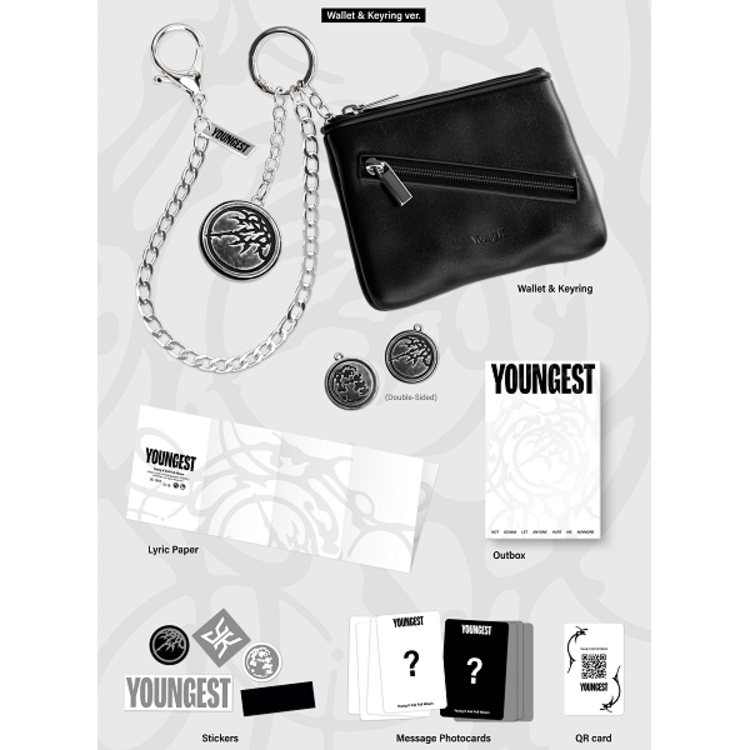 YOUNG K (영 케이) [DAY6] - YOUNGEST (WALLET & KEYRING VER.) - 2ND FULL ALBUM
