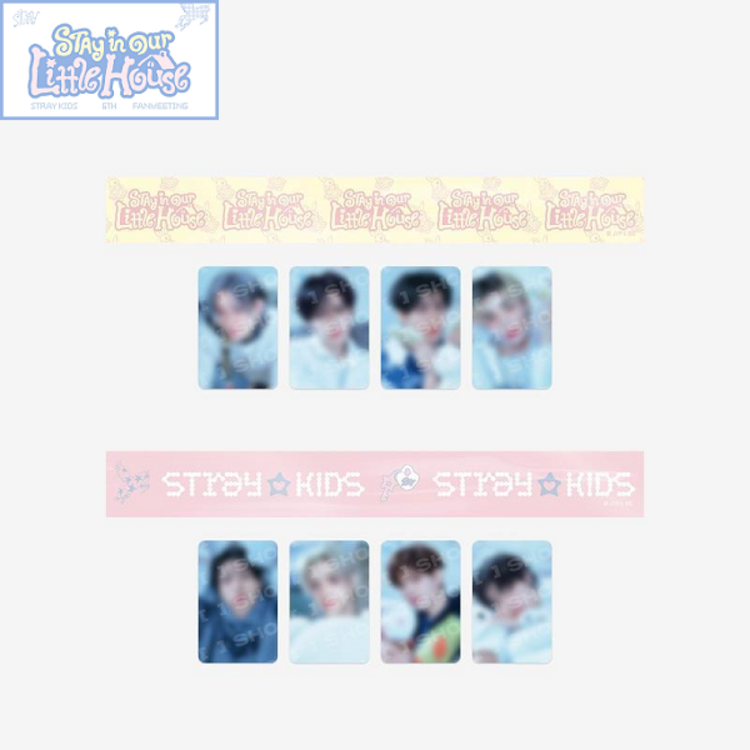 STRAY KIDS (스트레이 키즈) - [6TH FANMEETING : STAY IN OUR LITTLE HOUSE] BOX TAPE SET