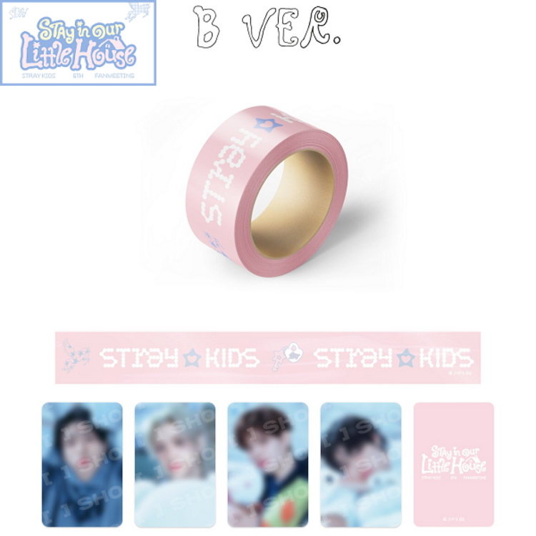 STRAY KIDS (스트레이 키즈) - [6TH FANMEETING : STAY IN OUR LITTLE HOUSE] BOX TAPE SET