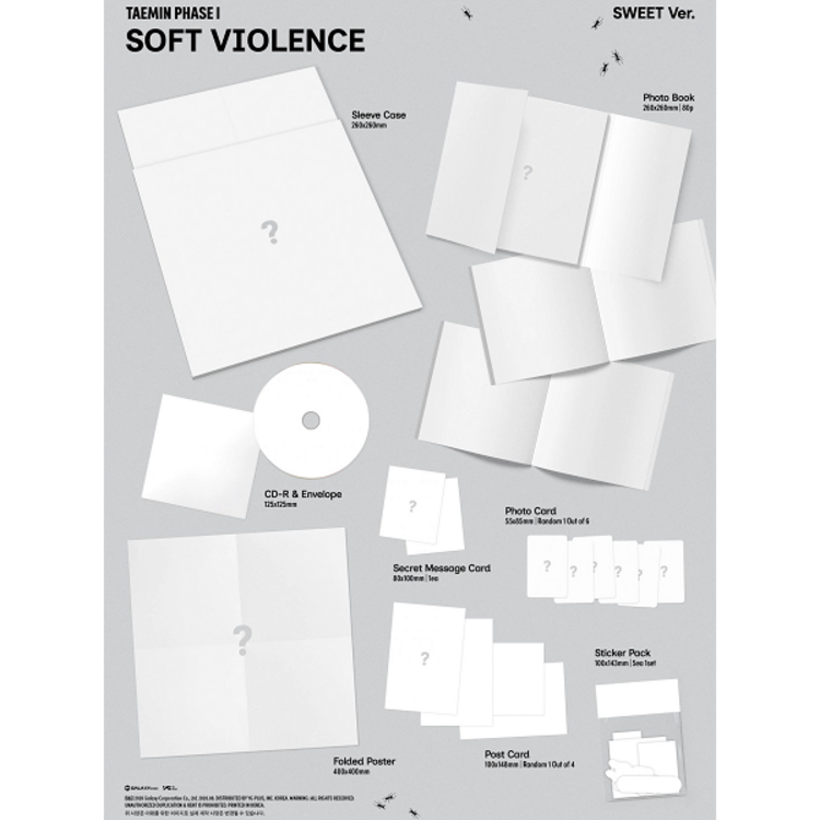 [PREORDER] TAEMIN (태민) [SHINEE] - PHASE 1 : SOFT VIOLENCE (PHOTOBOOK VER.) - ALBUM