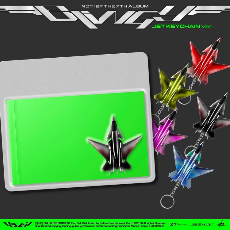 [PREORDER]  NCT 127 - BLINGY - [JET KEYCHAIN VER.] - 7TH ALBUM