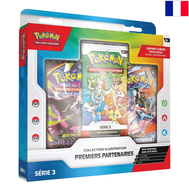 POKEMON TCG - COLLECTION ILLUSTRATION "PREMIERS PARTENAIRES" SERIE 3 (FR)